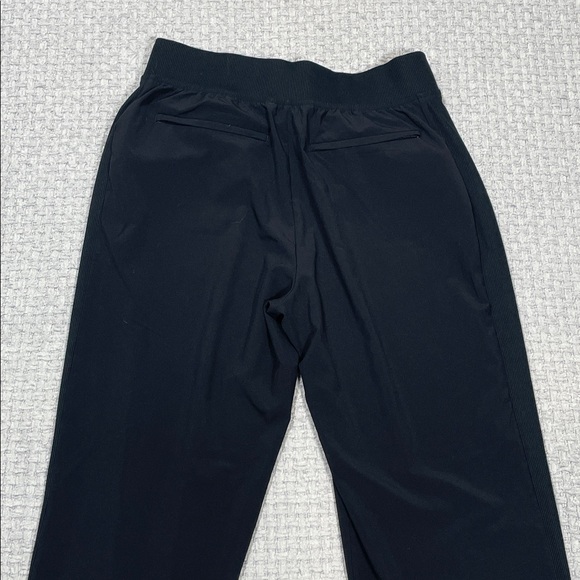 Athleta Womens Brooklyn Ankle Pants Ribbed Side Black Size 6 - Picture 9 of 15